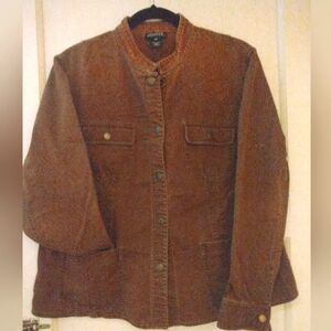 Brown denim jacket size 2X